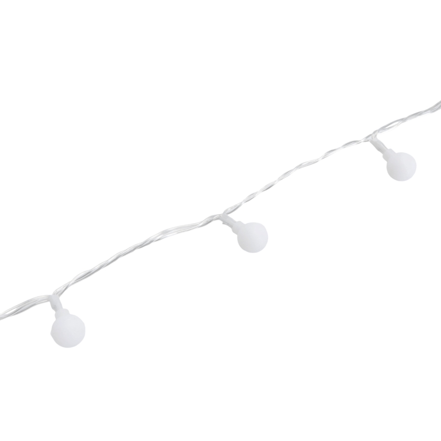 Aigostar - LED āra dekoratīvā virtene 50xLED/8 funkcijas 5 m IP44 silti balta