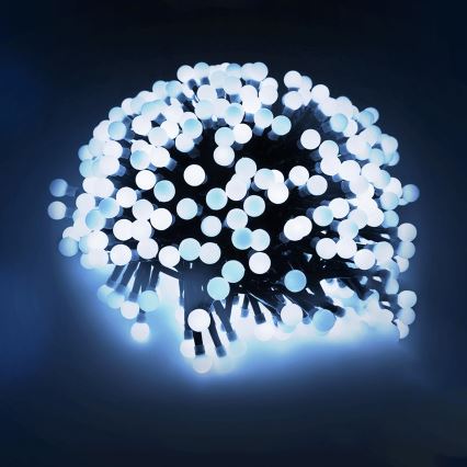 Aigostar - LED āra dekoratīvā virtene, 100 LED / 8 režīmi, 10 m, IP44, auksti balta