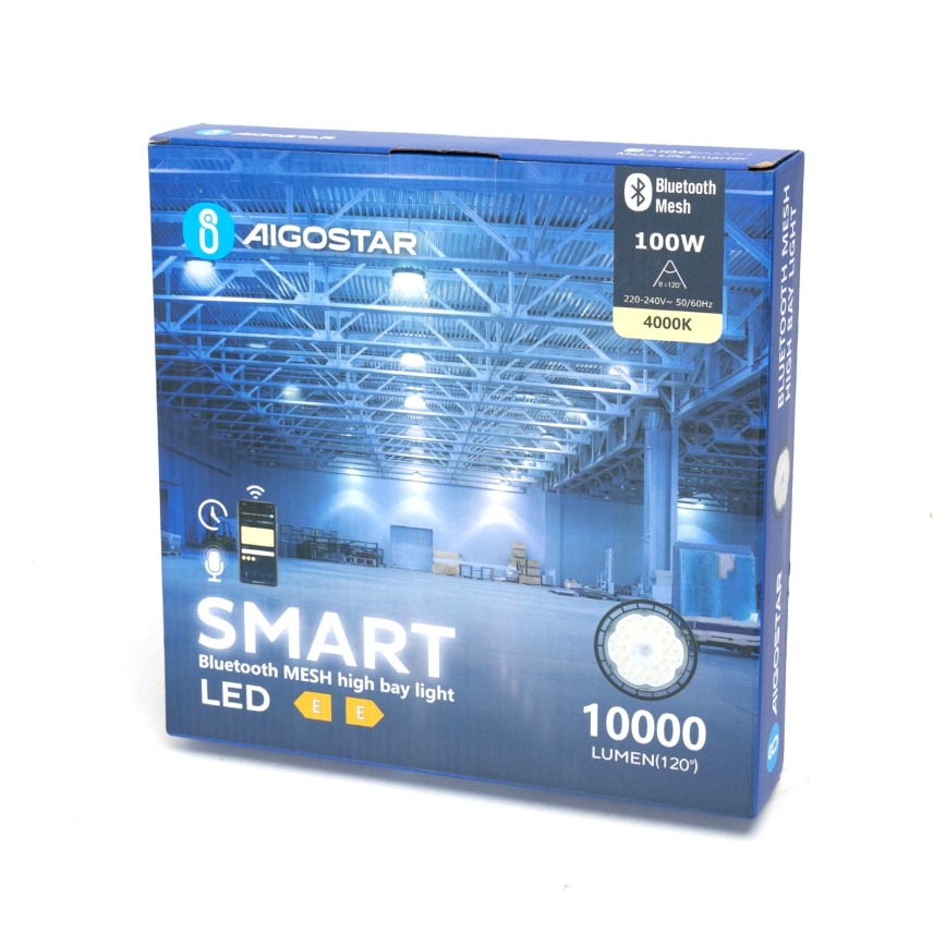 Aigostar - LED Lielas slodzes aptumšojama āra lampa MESH High Bay LED/100W/230V 4000K IP65