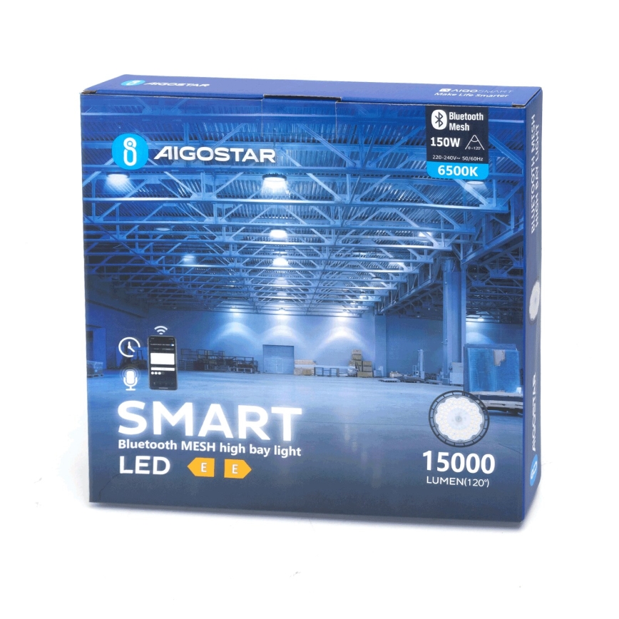Aigostar - LED Lielas slodzes aptumšojama āra lampa MESH High Bay LED/150W/230V 6500K IP65