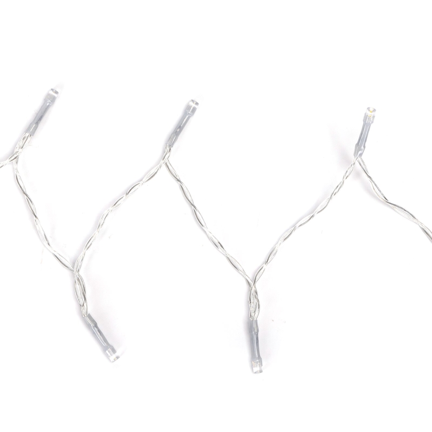 Aigostar - LED āra virtene 50 LED, 8 režīmi, 3x AA, 5,3 m, IP44, daudzkrāsaina