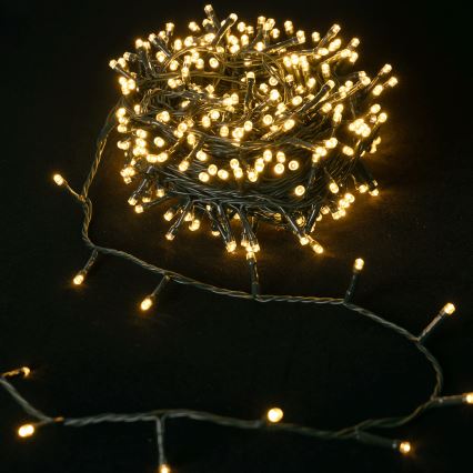 Aigostar - LED āra virtene 500 LED/8 režīmi 50m IP44 silti balta
