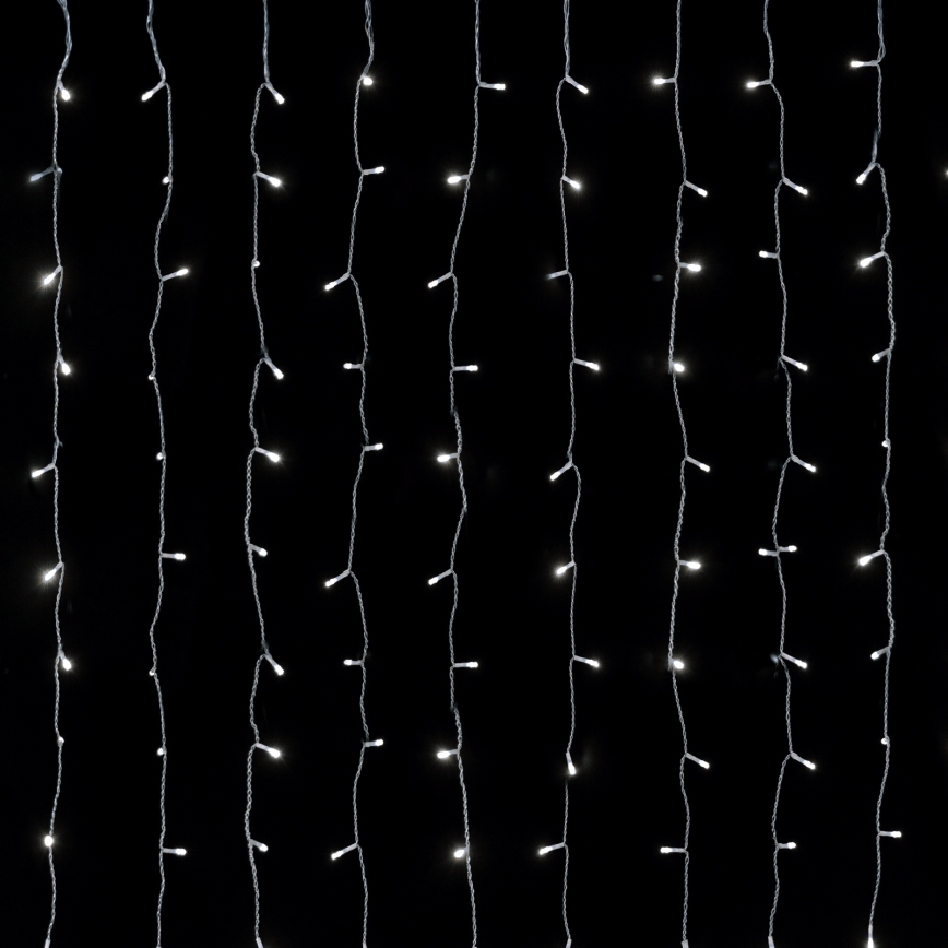 Aigostar - LED āra  virtene 558xLED 3x1,8m IP44 auksti balta