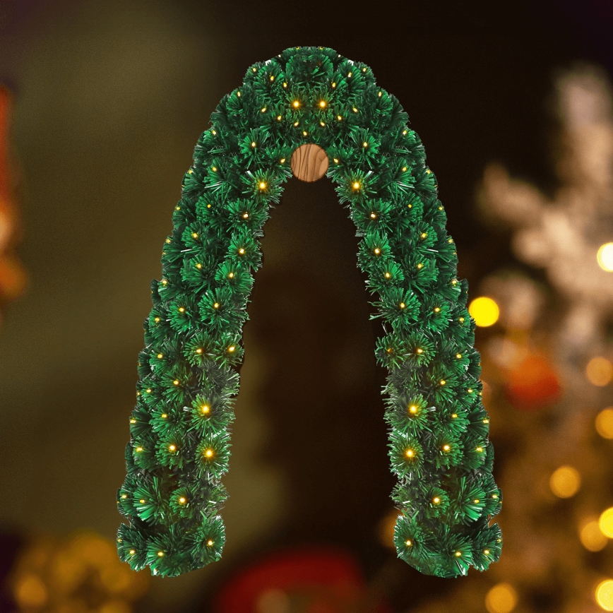 Aigostar - LED āra Ziemassvētku dekorācija 112xLED/3,6W/230V 2m IP44 silti balta