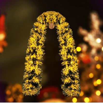 Aigostar - LED āra Ziemassvētku dekorācija 112xLED/3,6W/230V 2m IP44 siltā balta