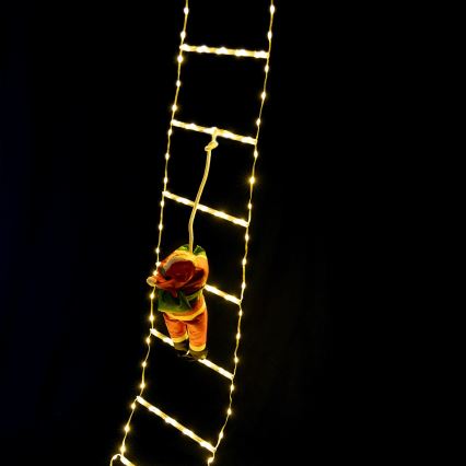 Aigostar - Āra Ziemassvētku LED dekorācija 154 LED/8 funkcijas 1,6 m IP44 siltā balta