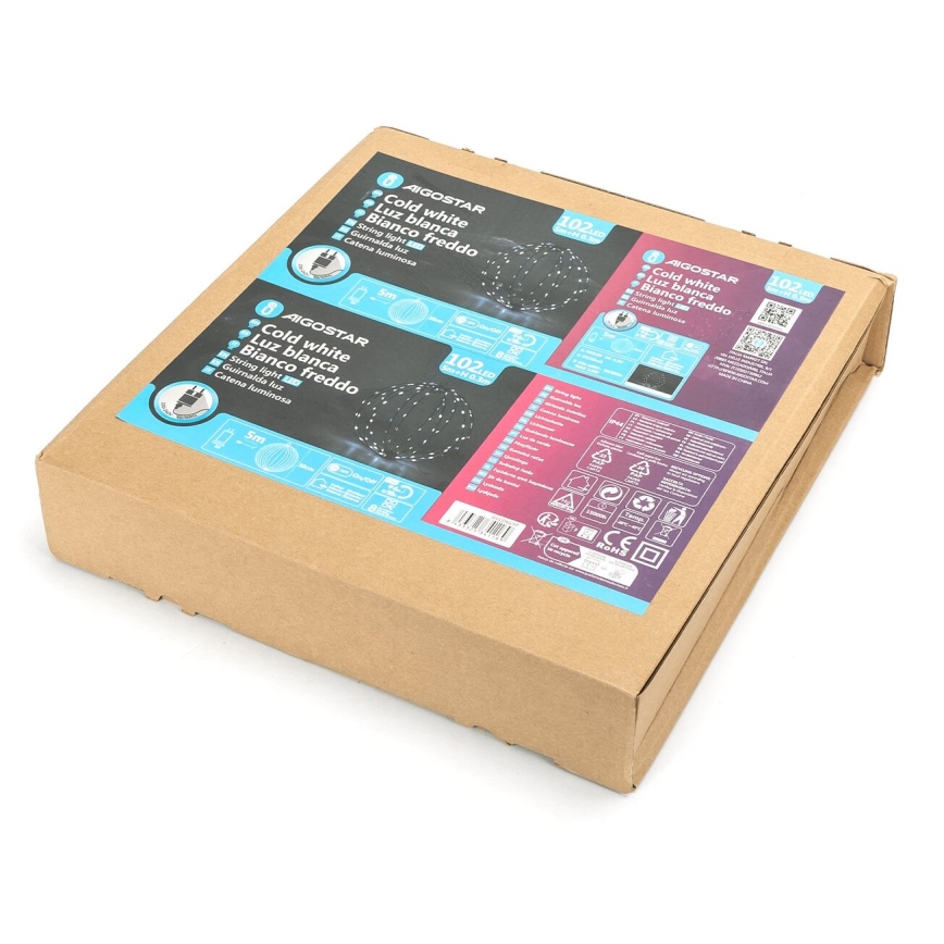 Aigostar - LED āra Ziemassvētku dekorācija 3,6W/230V bumba 30cm IP44 auksti balta