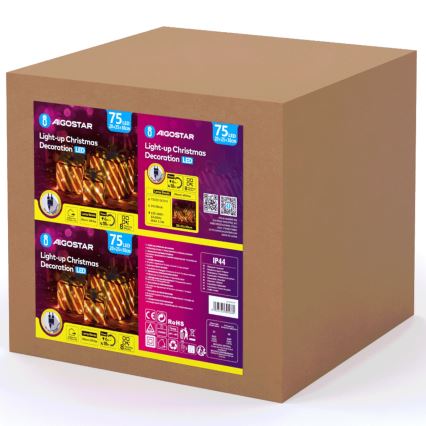 Aigostar- LED āra Ziemassvētku dekorācija 3,6W/31/230V 2700K 20/25/30cm IP44 dāvanas