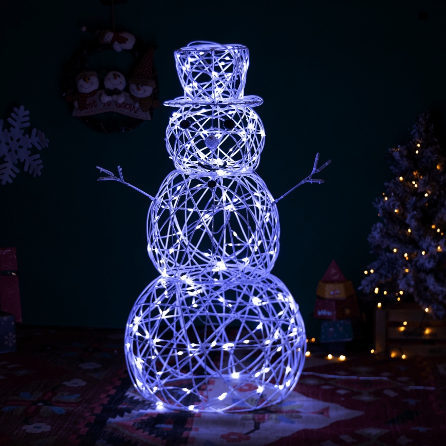 Aigostar - LED āra Ziemassvētku dekorācija 3,6W/31/230V 6500K 120cm IP44 sniegavīrs
