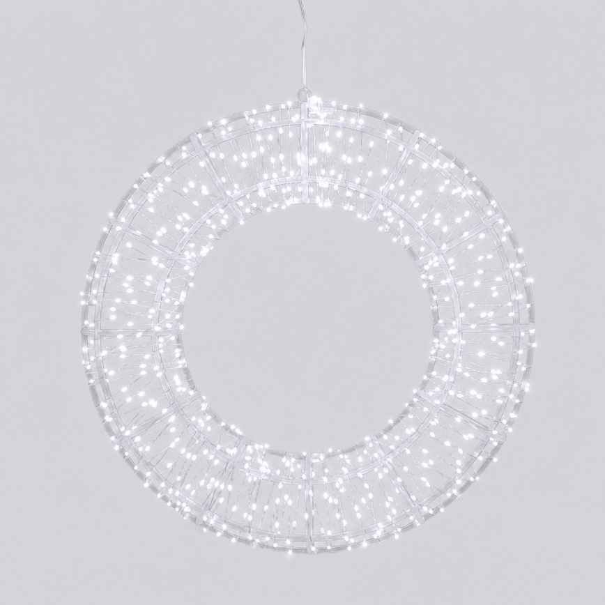 Aigostar - LED āra Ziemassvētku dekors 540xLED/6W/230V IP44 auksti balta 45 cm aplis