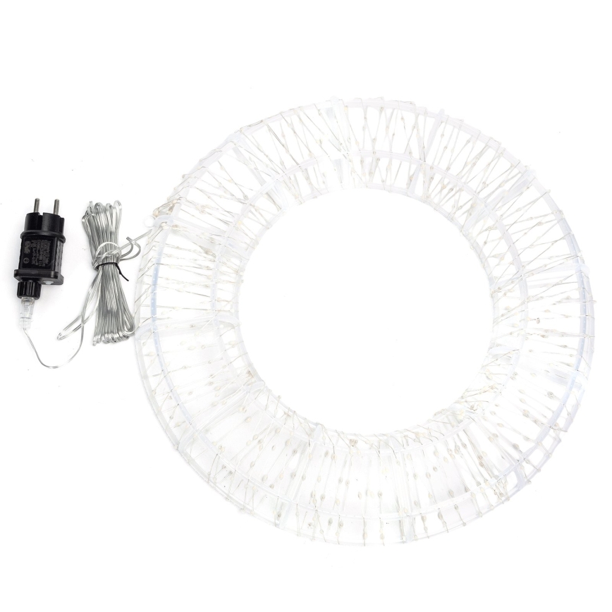 Aigostar - LED Āra Ziemassvētku dekors 540xLED/6W/230V IP44 siltā balta 45 cm aplis