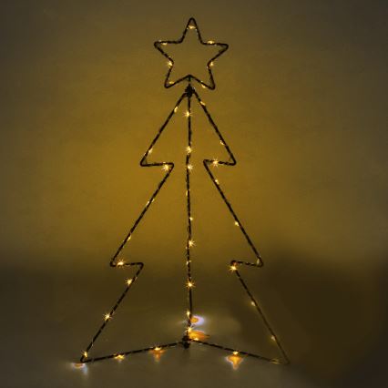 Aigostar - LED āra Ziemassvētku dekorācija LED/3,6W/230V 60 cm IP44 egle silti balta