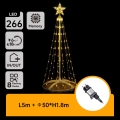 Aigostar - LED āra Ziemassvētku dekorācija LED/3,6W/31/230V 2700K 180 cm IP44