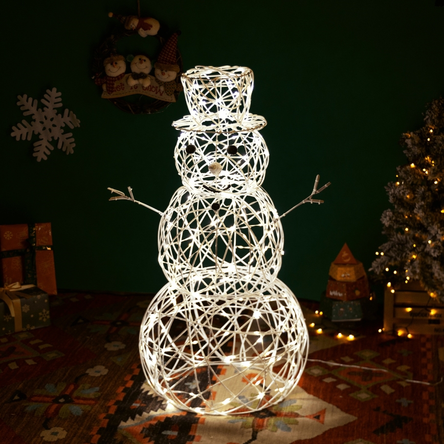 Aigostar - LED Āra Ziemassvētku Dekorācija 3,6W/31/230V 2700K 120 cm IP44 sniegavīrs