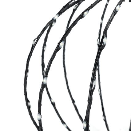 Aigostar - LED Āra Ziemassvētku dekorācija LED/3,6W/230V 60 cm IP44 bumba auksti balta