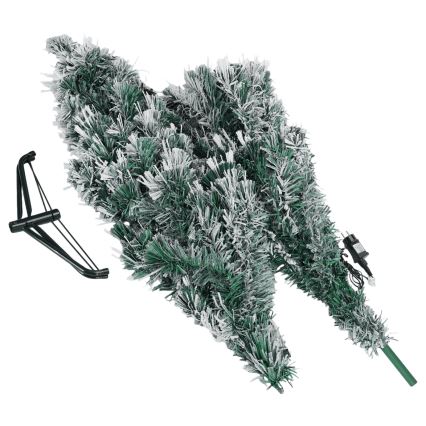 Aigostar - LED āra Ziemassvētku egle 245xLED/8 režīmi 2,1 m IP44 siltā balta