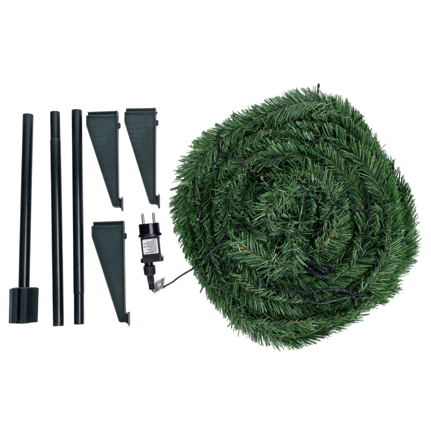 Aigostar - LED āra Ziemassvētku koks 80xLED 1,2m IP44 zaļš, siltā balta