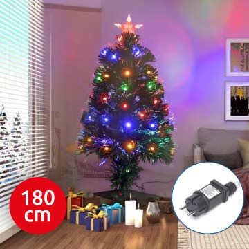 Aigostar - LED Āra Ziemassvētku eglīte LED/6W/230V 180 cm IP44 daudzkrāsaina