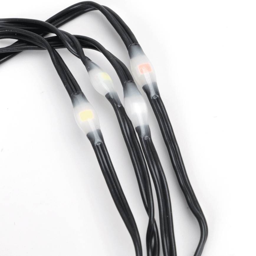 Aigostar -LED āra Ziemassvētku gaismas virtene 150xLED/8 režīmi 3xAA 15,3m IP44 daudzkrāsains