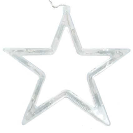 Aigostar - LED āra Ziemassvētku gaismas virtene 120xLED/6W/230V/8 režīmi 3x0,6m IP44 auksti balta + tālvadības pults