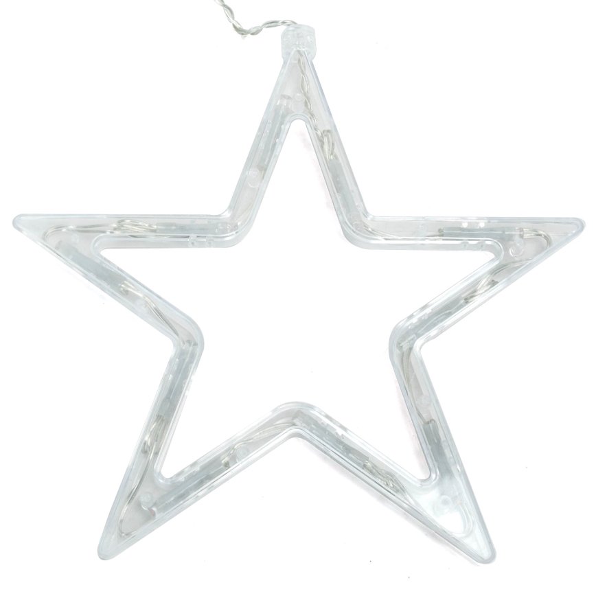 Aigostar - LED āra Ziemassvētku gaismas virtene 120xLED/6W/230V/8 režīmi 3x0,6m IP44 auksti balta + tālvadības pults