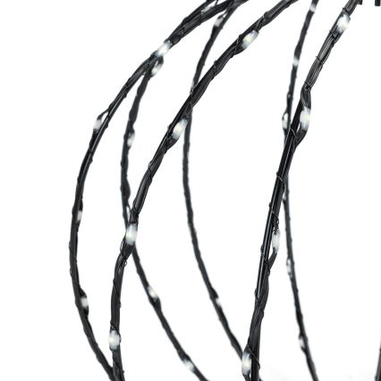 Aigostar - LED Āra Ziemassvētku rotājums 3,6W/230V lode 30cm IP44 vēsi balts