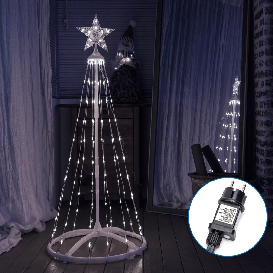Aigostar - LED Āra Ziemassvētku rotājums LED/3,6W/230V 120 cm IP44 vēsi balts