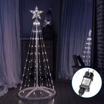 Aigostar - LED Āra Ziemassvētku rotājums LED/3,6W/230V 180 cm IP44 vēsi balts