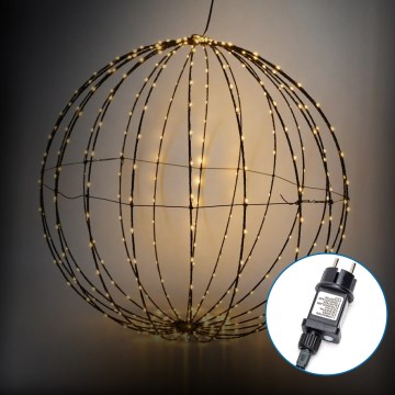 Aigostar -LED Āra Ziemassvētku rotājums LED/3,6W/230V lode 30cm IP44 silti balta