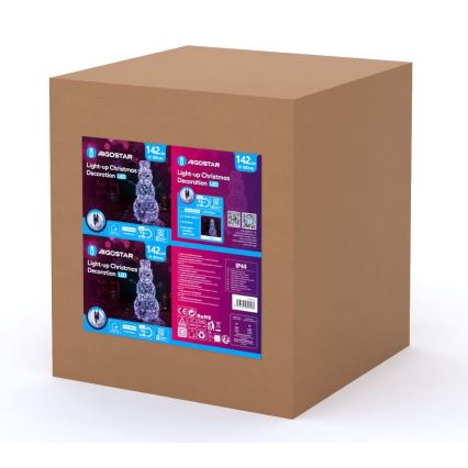 Aigostar - LED Āra Ziemassvetku rotājums LED/3,6W/31/230V 6500K 60 cm IP44 sniegavīrs