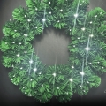 Aigostar - LED āra Ziemassvētku vainags, 72xLED/3xAA, Ø 50 cm, IP44, auksti balta