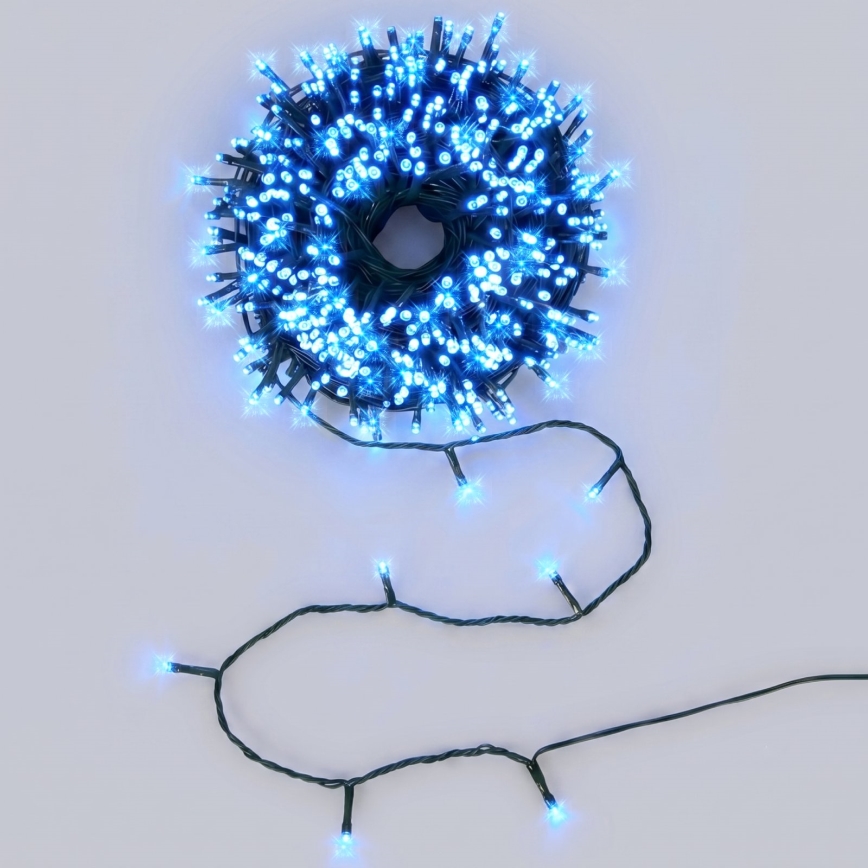 Aigostar - LED āra Ziemassvētku virtene 100xLED 13m IP44 zila