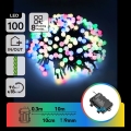 Aigostar - LED āra ziemassvētku virtene 100xLED/8 funkcijas 10,3m IP44 daudzkrāsaina