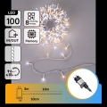 Aigostar - LED āra ziemassvētku virtene 100xLED/8 funkcijas 13m IP44 siltā balta/aukstā balta