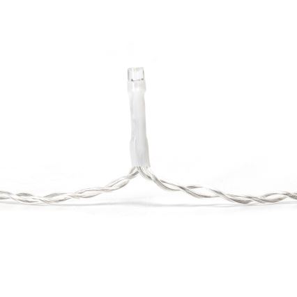 Aigostar - LED āra Ziemassvētku virtene 100xLED/8 funkcijas 5x0,4m IP44 auksti balta