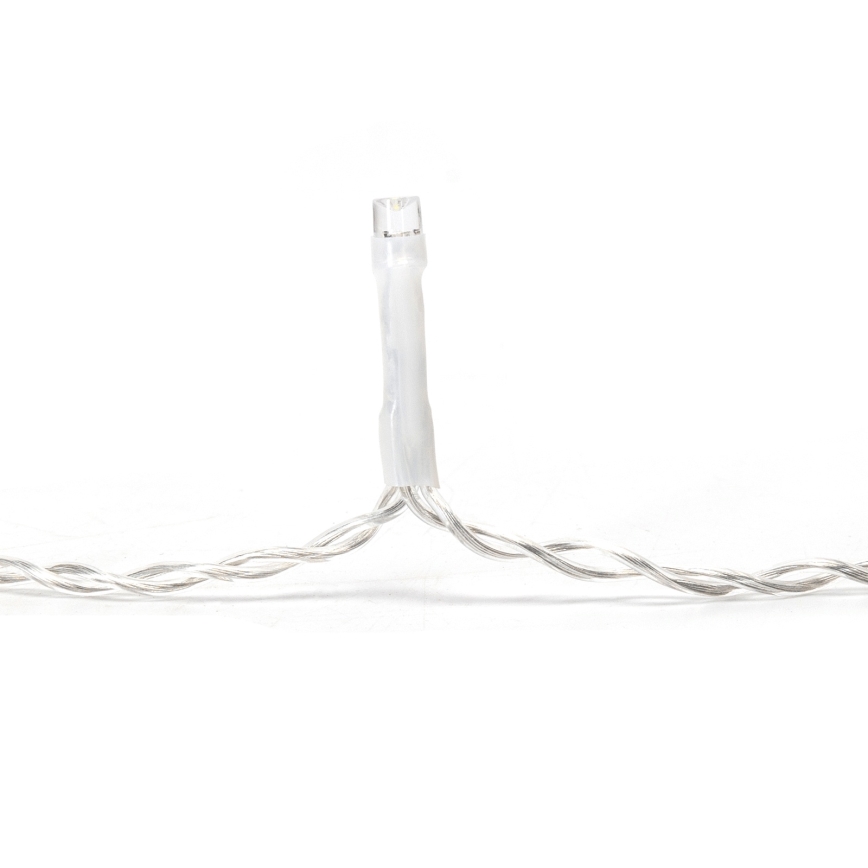 Aigostar - LED āra Ziemassvētku virtene 100xLED/8 funkcijas 5x0,4m IP44 auksti balta