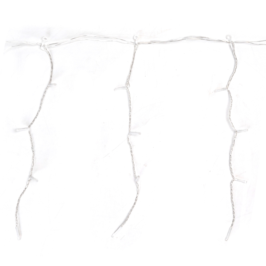 Aigostar - LED āra Ziemassvētku virtene 100xLED/8 funkcijas 5x0,4m IP44 auksti balta