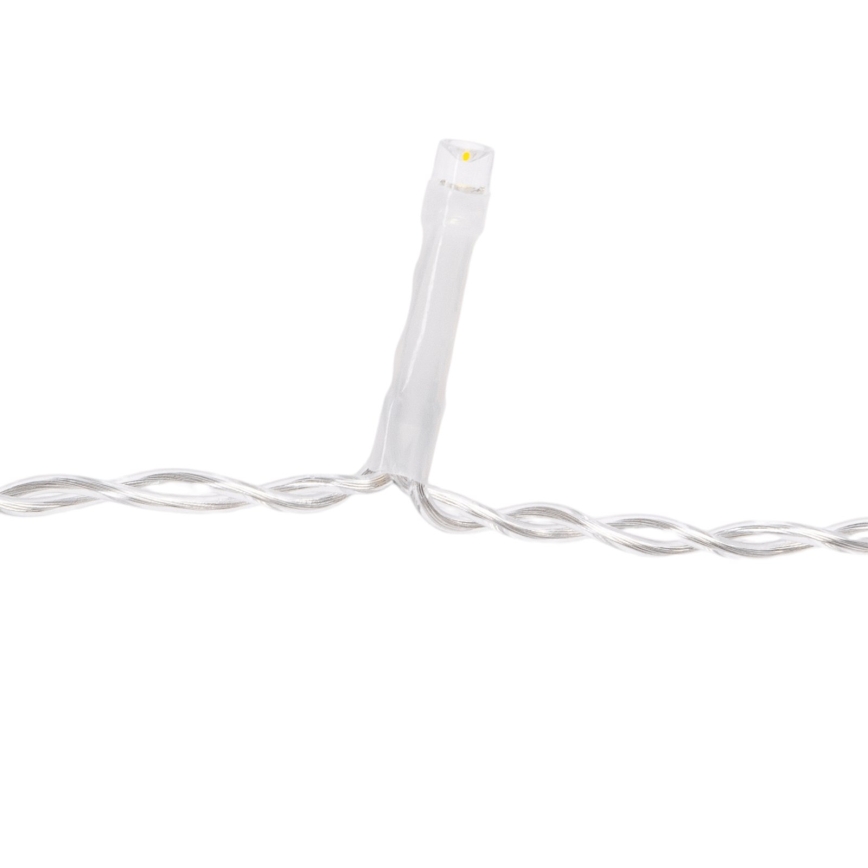 Aigostar - LED āra Ziemassvētku virtene 100xLED/8 funkcijas 8x0,4m IP44 daudzkrāsaina