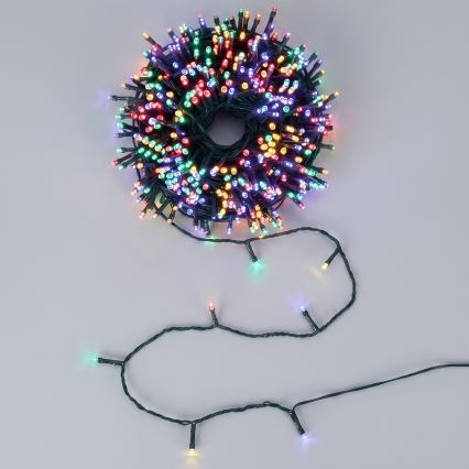 Aigostar - LED āra Ziemassvētku virtene 100xLED/8 režīmi 13m IP44 daudzkrāsaina