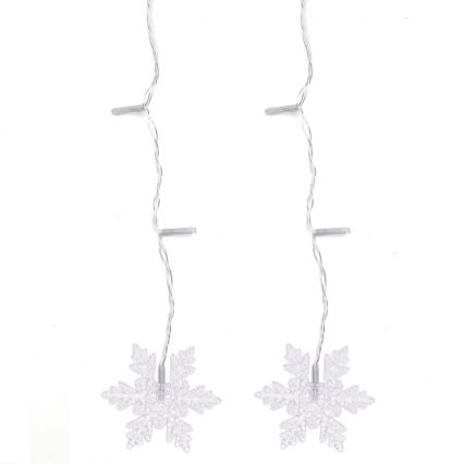 Aigostar - LED āra virtene 120xLED/8 funkcijas 3x0,7m IP44 siltā balta + ar tālvadības pulti