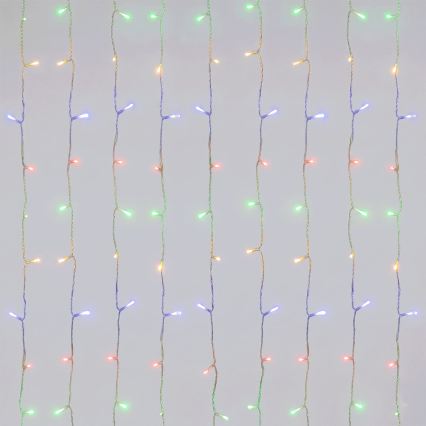 Aigostar - LED āra ziemassvētku virtene 120 LED/8 režīmi 3xAA 3,9x1,2m IP44 daudzkrāsaina