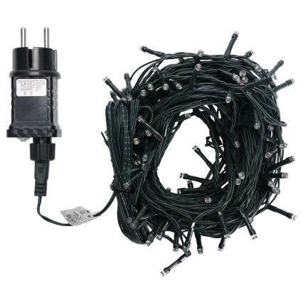 Aigostar - LED āra Ziemassvētku virtene 150 LED/8 funkcijas, 18 m, IP44, siltā baltā krāsā