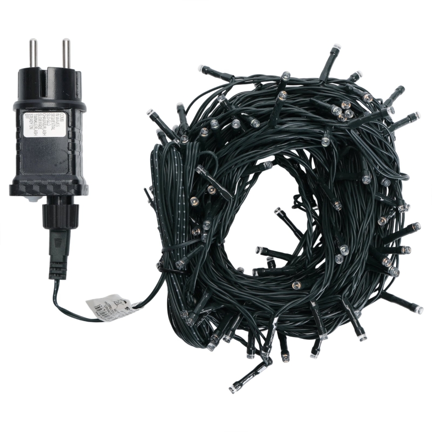 Aigostar - LED āra Ziemassvētku virtene 150 LED/8 funkcijas, 18 m, IP44, siltā baltā krāsā