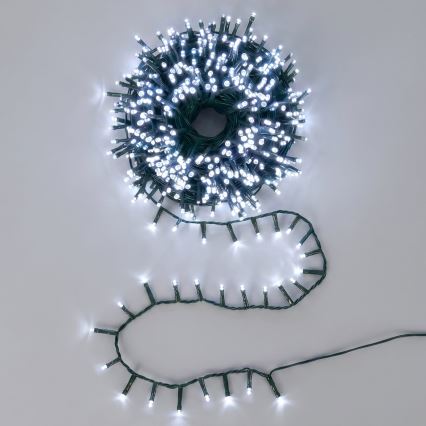 Aigostar - LED āra Ziemassvētku virtene 1500 LED/8 funkcijas 33m IP44 auksti balta