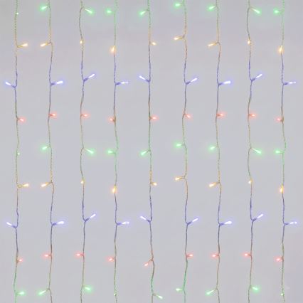 Aigostar - LED Āra Ziemassvētku virtene 156xLED/8 funkcijas 4,2x1,2m IP44 daudzkrāsaina