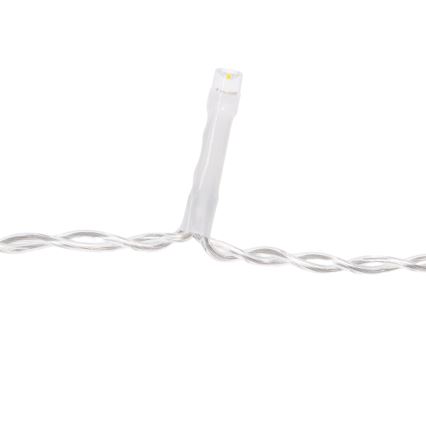 Aigostar - LED āra Ziemassvētku virtene 156xLED/8 funkcijas 4,2x1,2m IP44 siltā balta