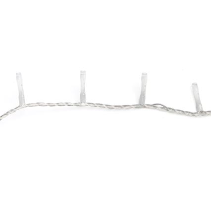 Aigostar - LED āra Ziemassvētku virtene 200 LED/8 funkcijas 13 m IP44 siltā balta