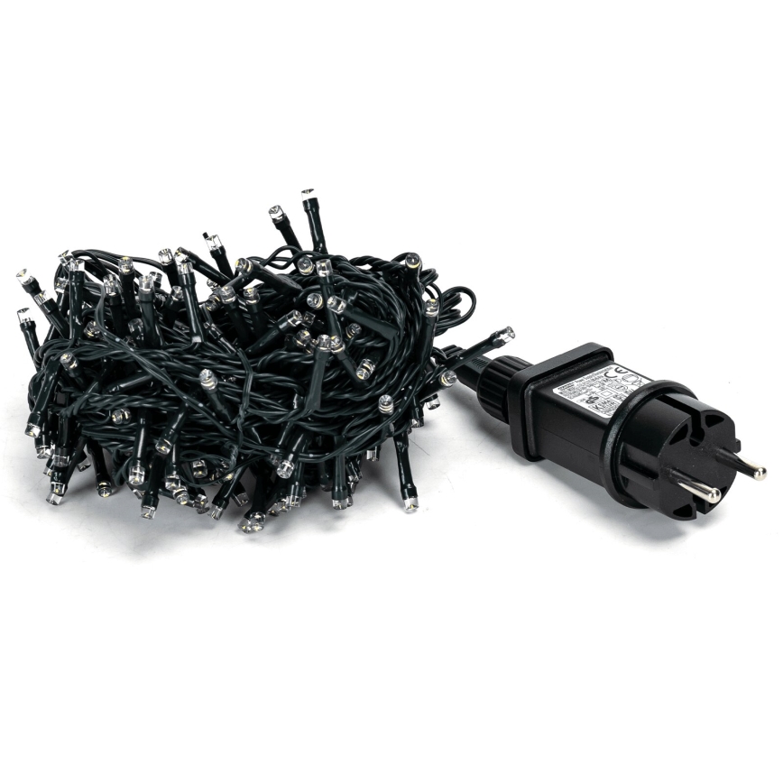 Aigostar - LED āra Ziemassvētku virtene, 200 LED, 8 režīmi, 13 m, IP44, silti balta