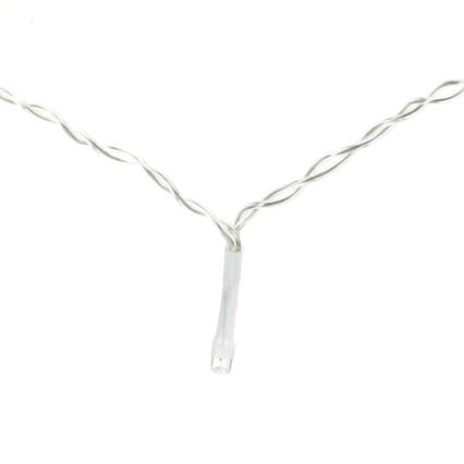 Aigostar - LED āra Ziemassvētku virtene, 200 LED / 8 režīmi, 3xAA, 5x2 m, IP44, siltā balta