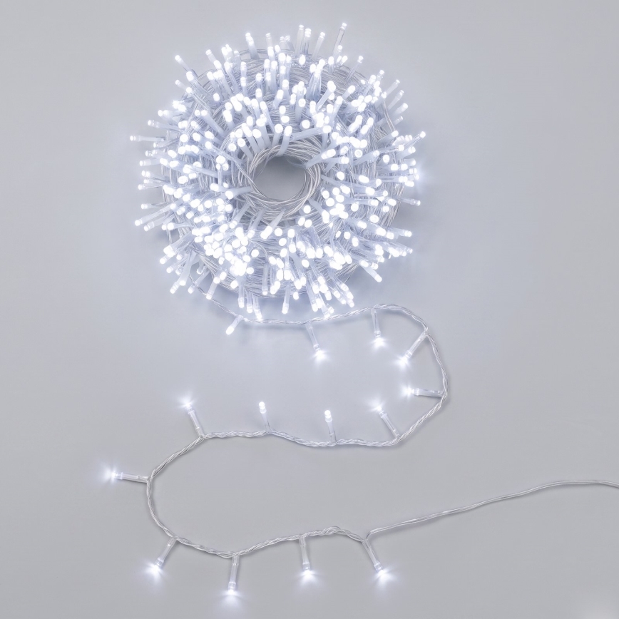 Aigostar - LED āra Ziemassvētku virtene 2000xLED/8 funkcijas 103m IP44 auksti balta